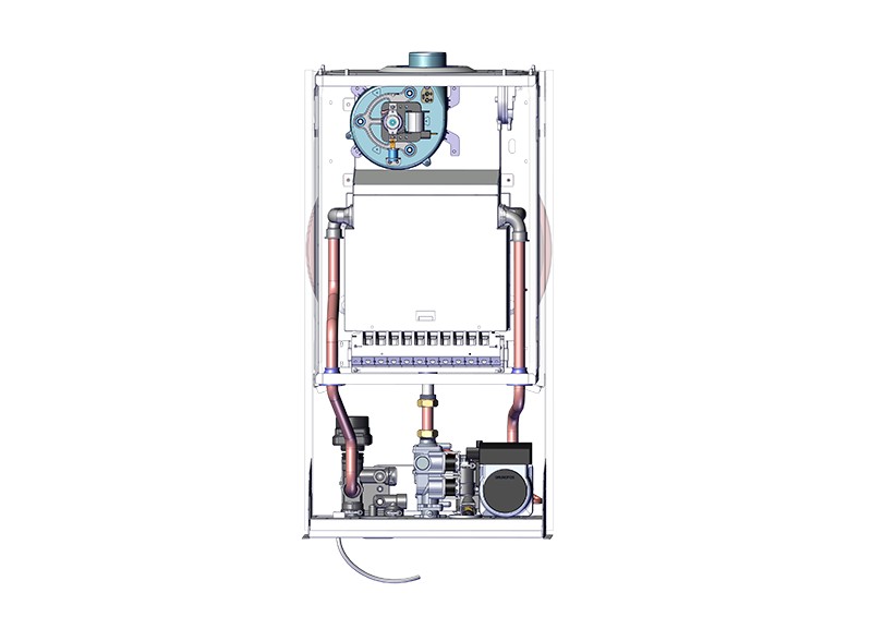 High Power Wall Mounted Gas Boiler